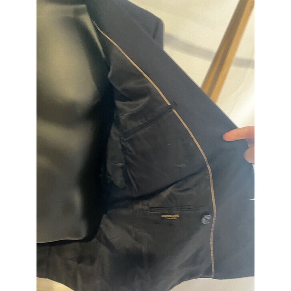 Suit coat with Order Of The Garter buttons Honi Soit Qui Mal 100% Wool 23x19 M - Picture 11 of 11